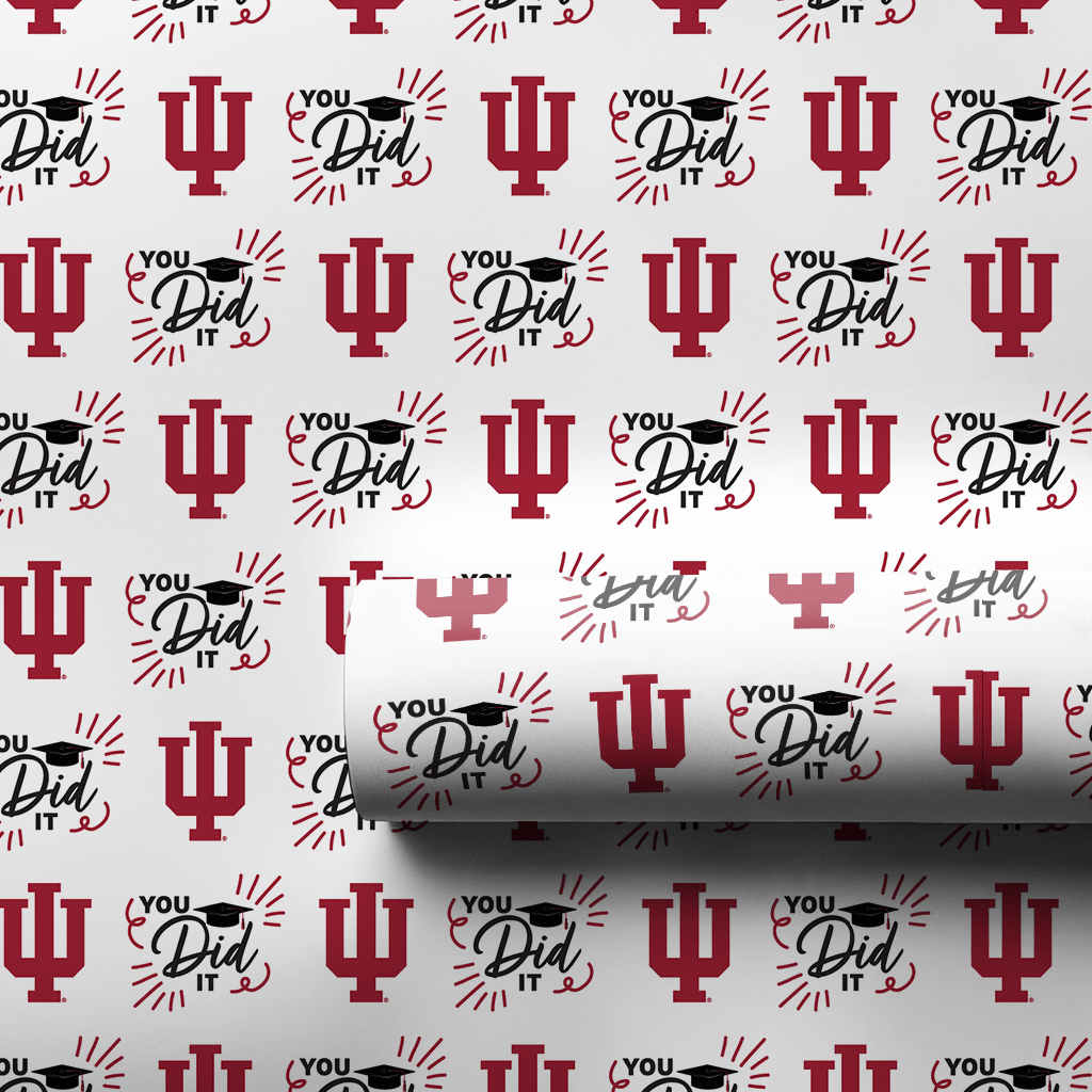 You Did It Indiana - Wrapping Paper - Aspen & Arlo