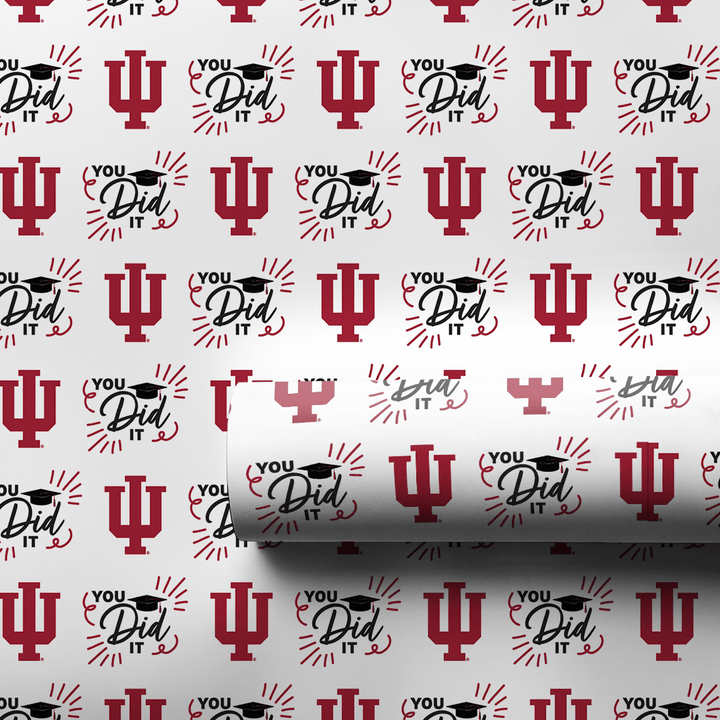 You Did It Indiana - Wrapping Paper - Aspen & Arlo