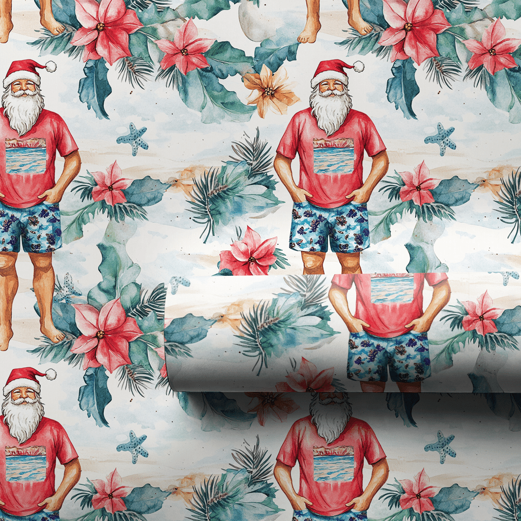 Tropical Tidings - Wrapping Paper - Aspen & Arlo