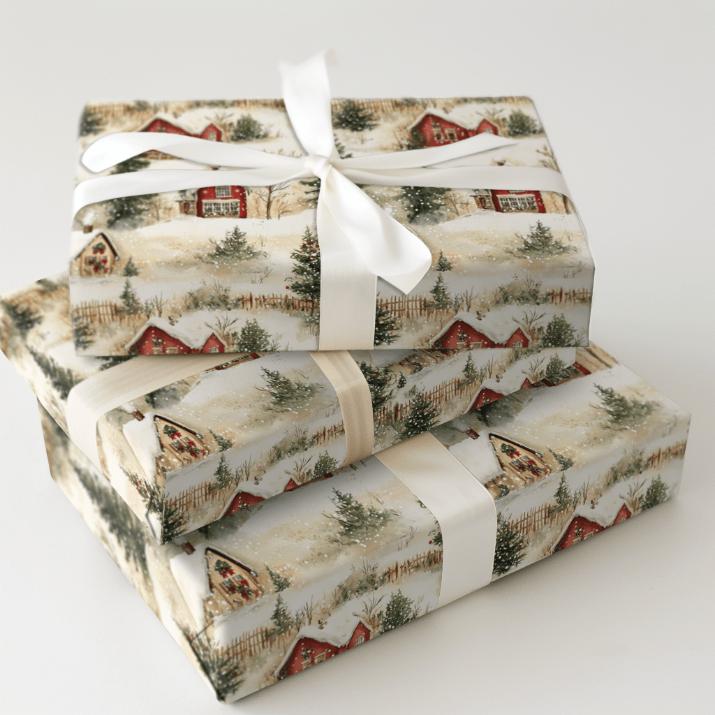 Russellville Farmhouse - Wrapping Paper - Aspen & Arlo
