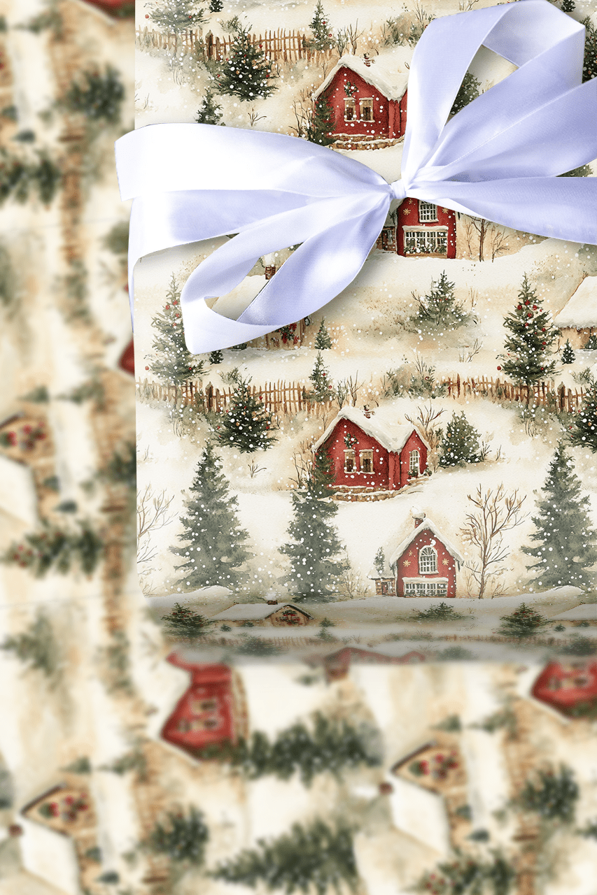 Russellville Farmhouse - Wrapping Paper - Aspen & Arlo