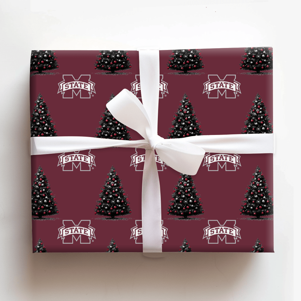 Deck the Dawgs Tree - Wrapping Paper - Aspen & Arlo