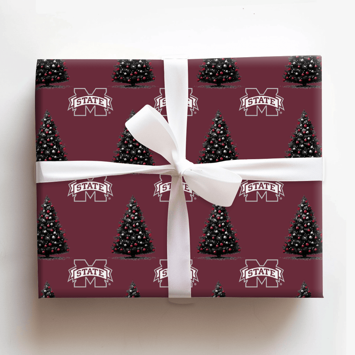 Deck the Dawgs Tree - Wrapping Paper - Aspen & Arlo