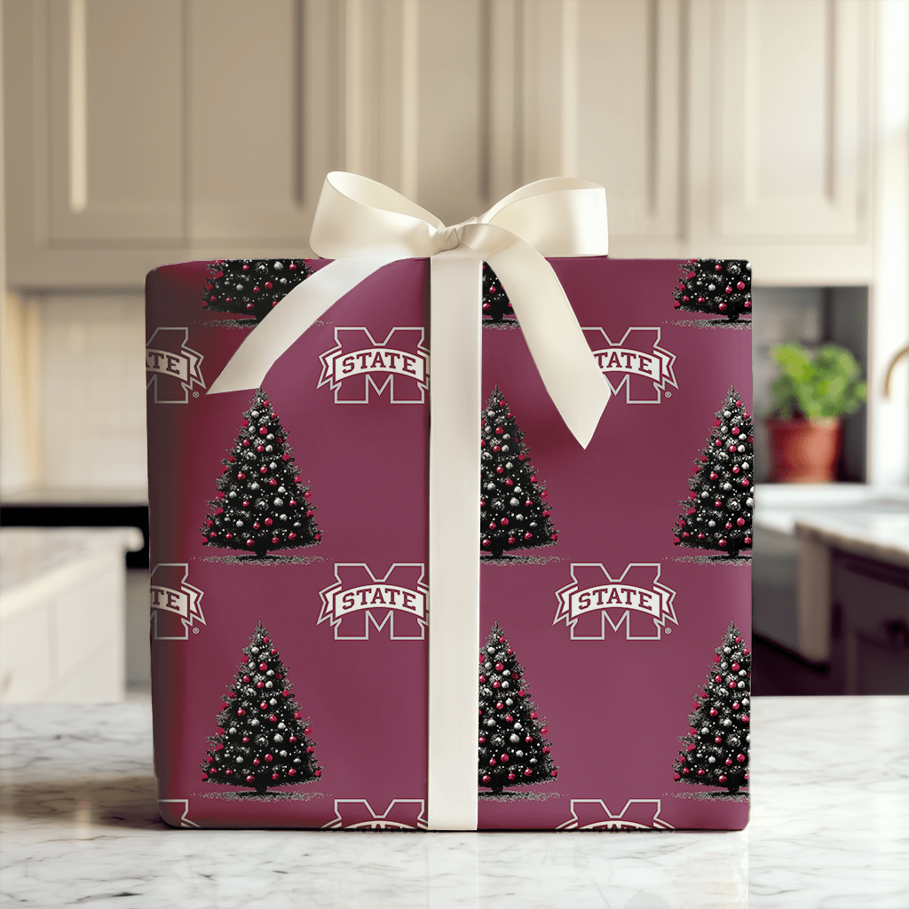 Deck the Dawgs Tree - Wrapping Paper - Aspen & Arlo