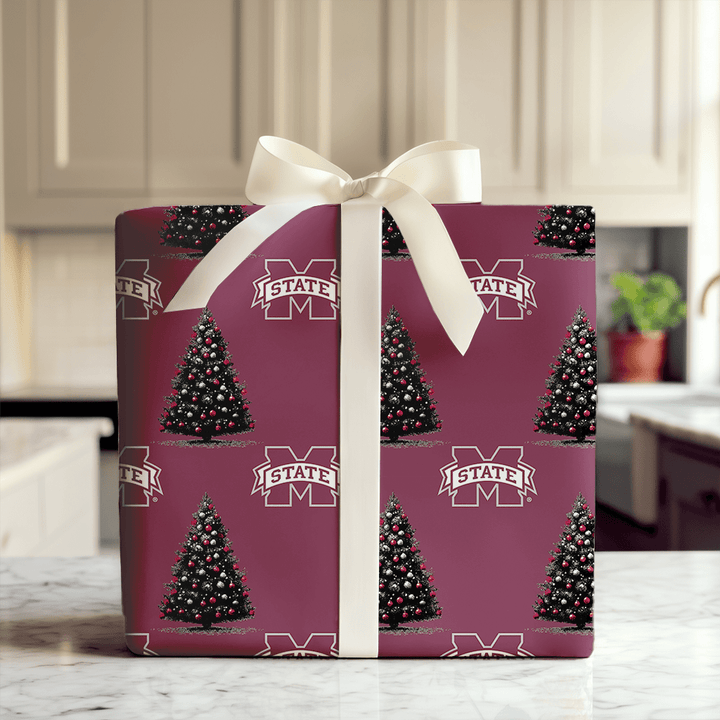 Deck the Dawgs Tree - Wrapping Paper - Aspen & Arlo