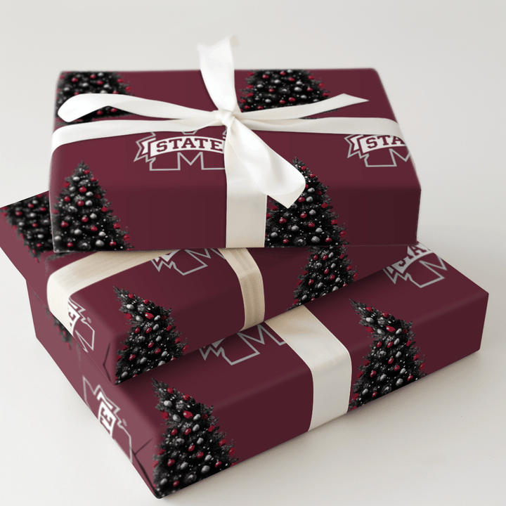 Deck the Dawgs Tree - Wrapping Paper - Aspen & Arlo
