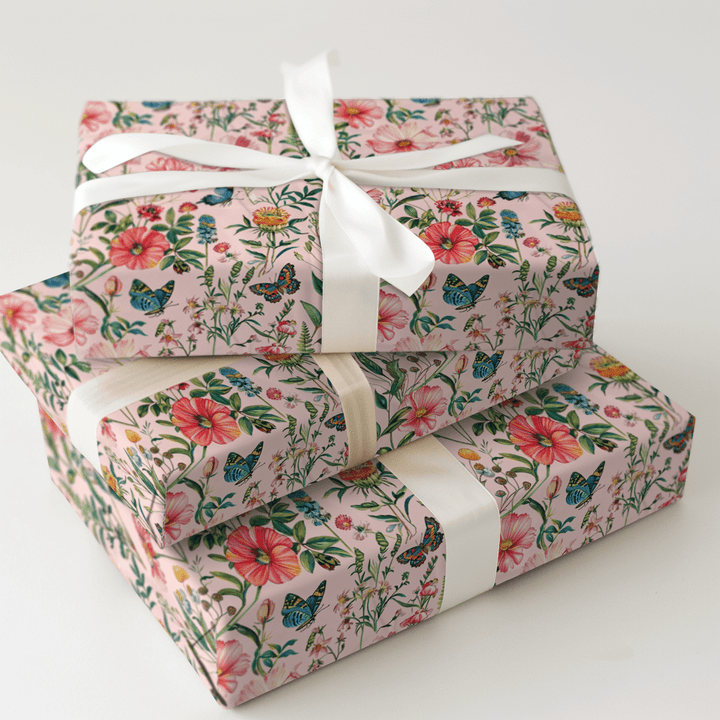 Garden Party Blush - Wrapping Paper - Aspen & Arlo