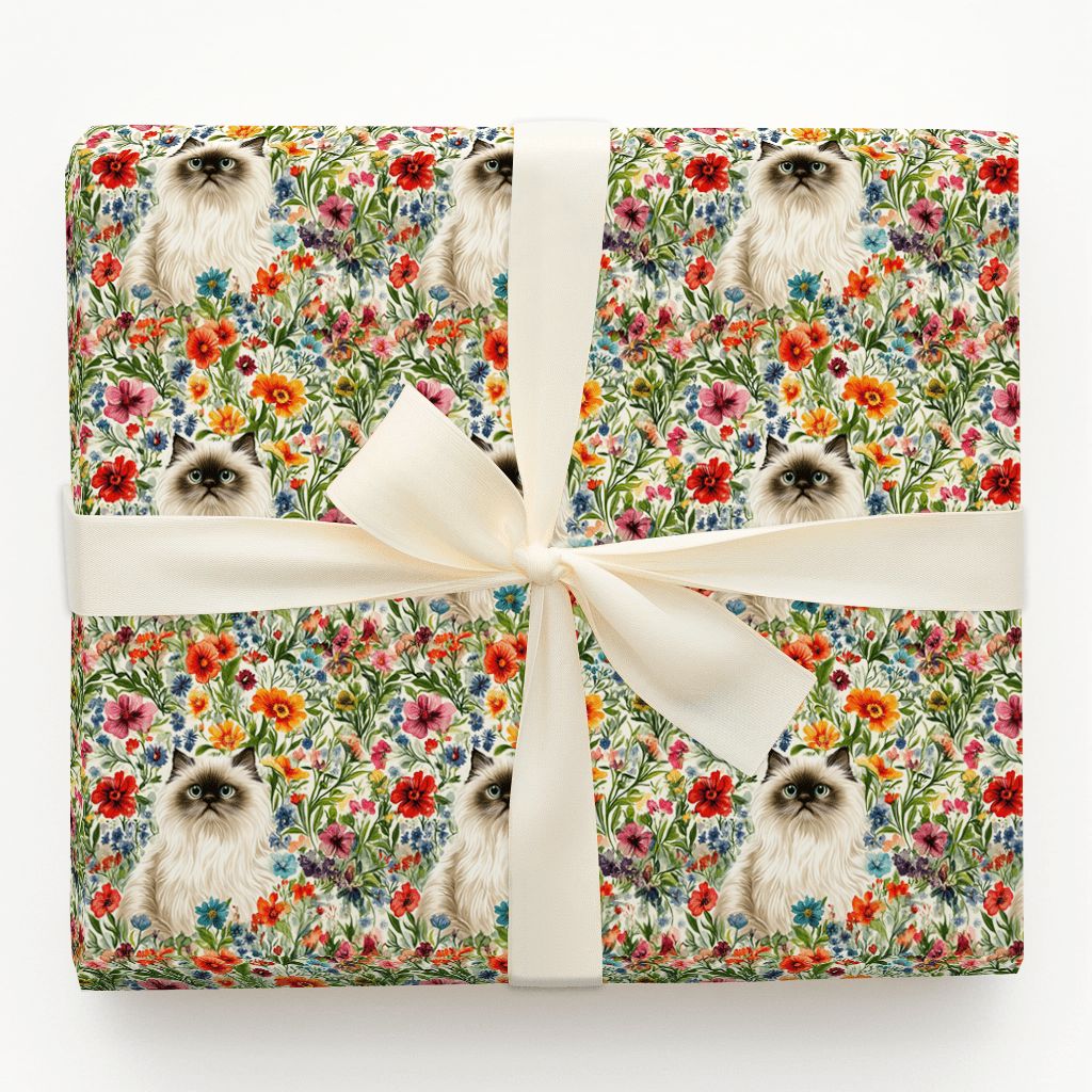 Garden with the Himalayan - Wrapping Paper - Aspen & Arlo