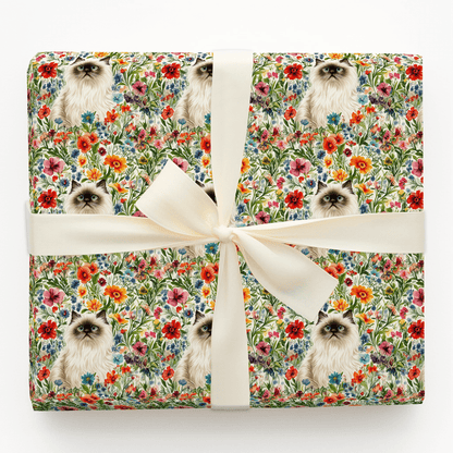 Garden with the Himalayan - Wrapping Paper - Aspen & Arlo