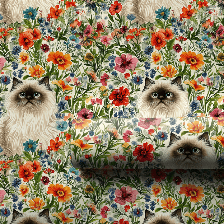 Garden with the Himalayan - Wrapping Paper - Aspen & Arlo