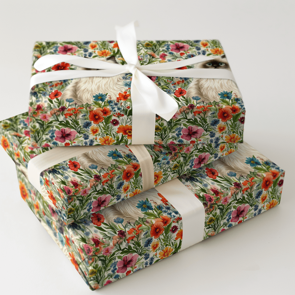 Garden with the Himalayan - Wrapping Paper - Aspen & Arlo