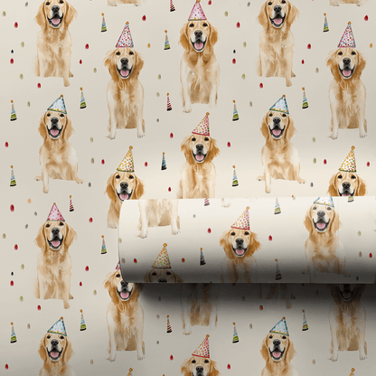 Beige Party - Wrapping Paper - Aspen & Arlo