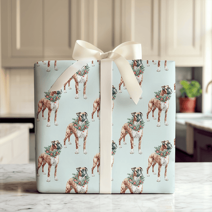 Ring Around the Boxer - Wrapping Paper - Aspen & Arlo