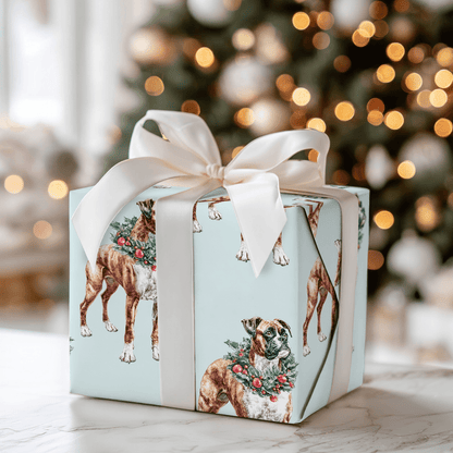 Ring Around the Boxer - Wrapping Paper - Aspen & Arlo