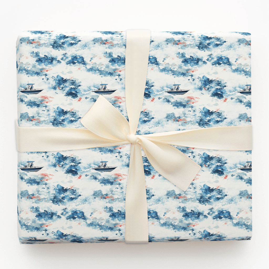 Hooked on Boating - Wrapping Paper - Aspen & Arlo
