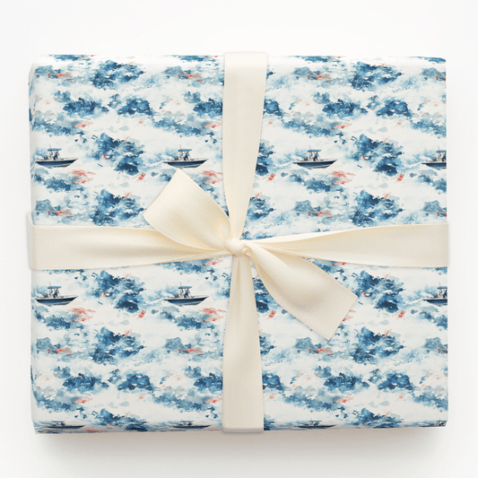 Hooked on Boating - Wrapping Paper - Aspen & Arlo