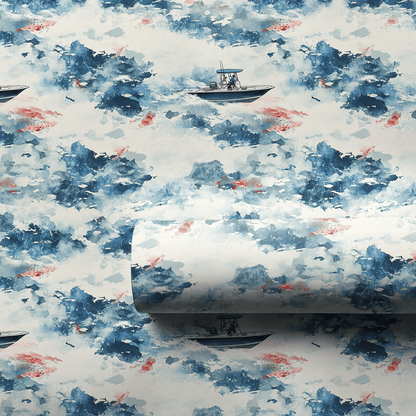 Hooked on Boating - Wrapping Paper - Aspen & Arlo