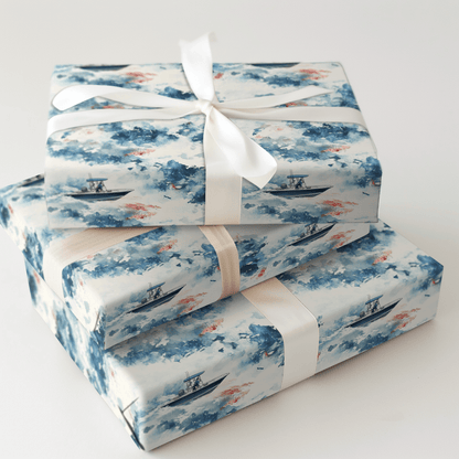 Hooked on Boating - Wrapping Paper - Aspen & Arlo