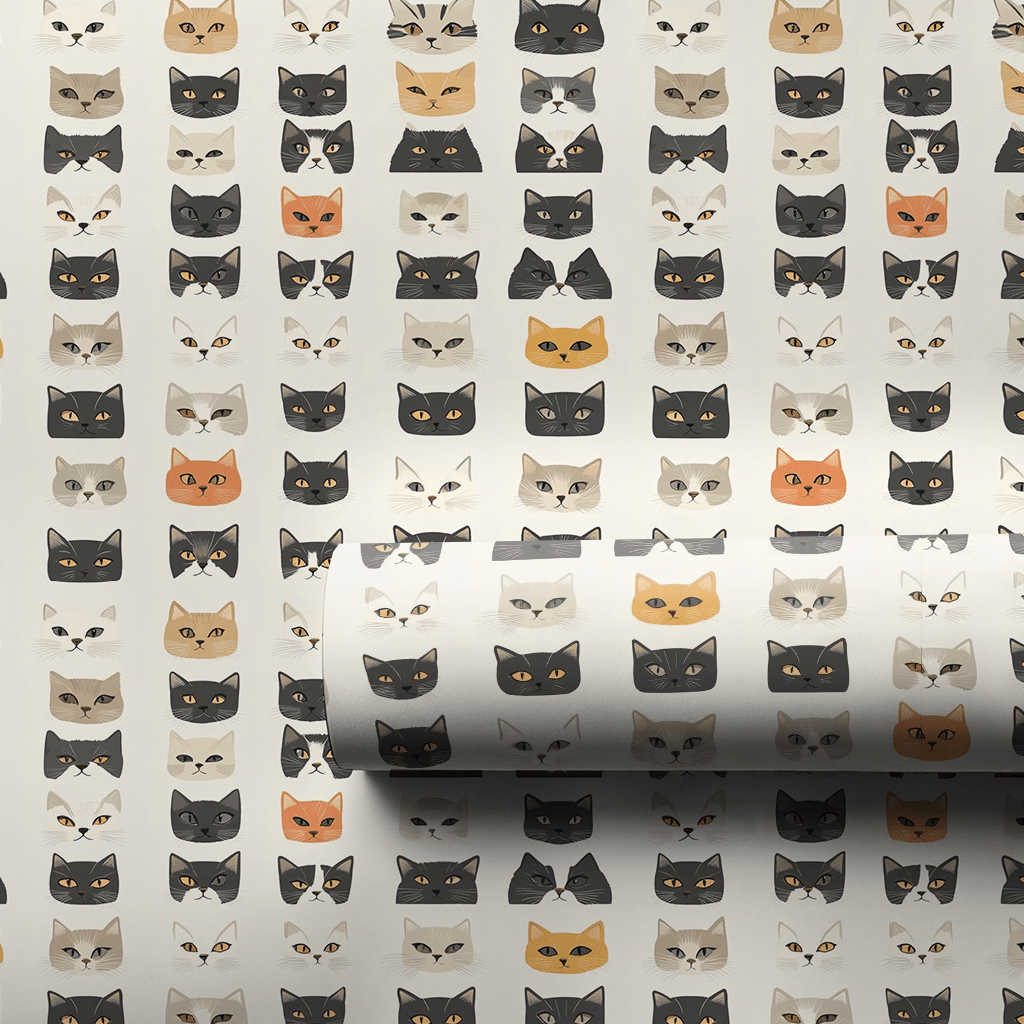 Cat Eyes - Wrapping Paper - Aspen & Arlo