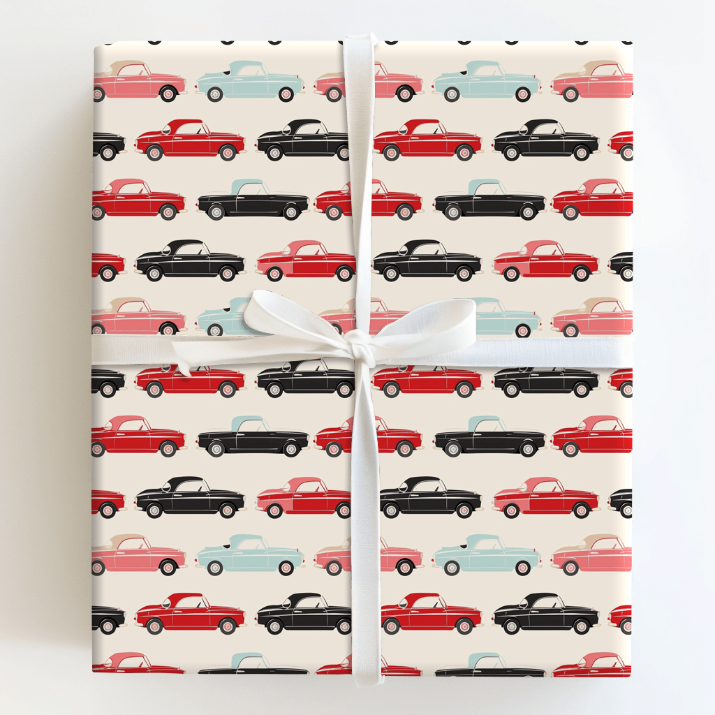 Rev Up the Fun - Wrapping Paper - Aspen & Arlo
