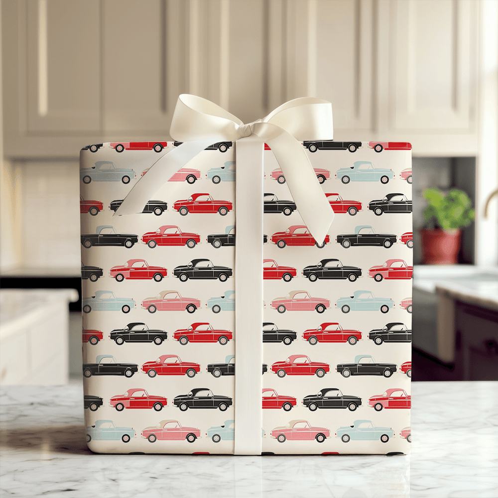 Rev Up the Fun - Wrapping Paper - Aspen & Arlo