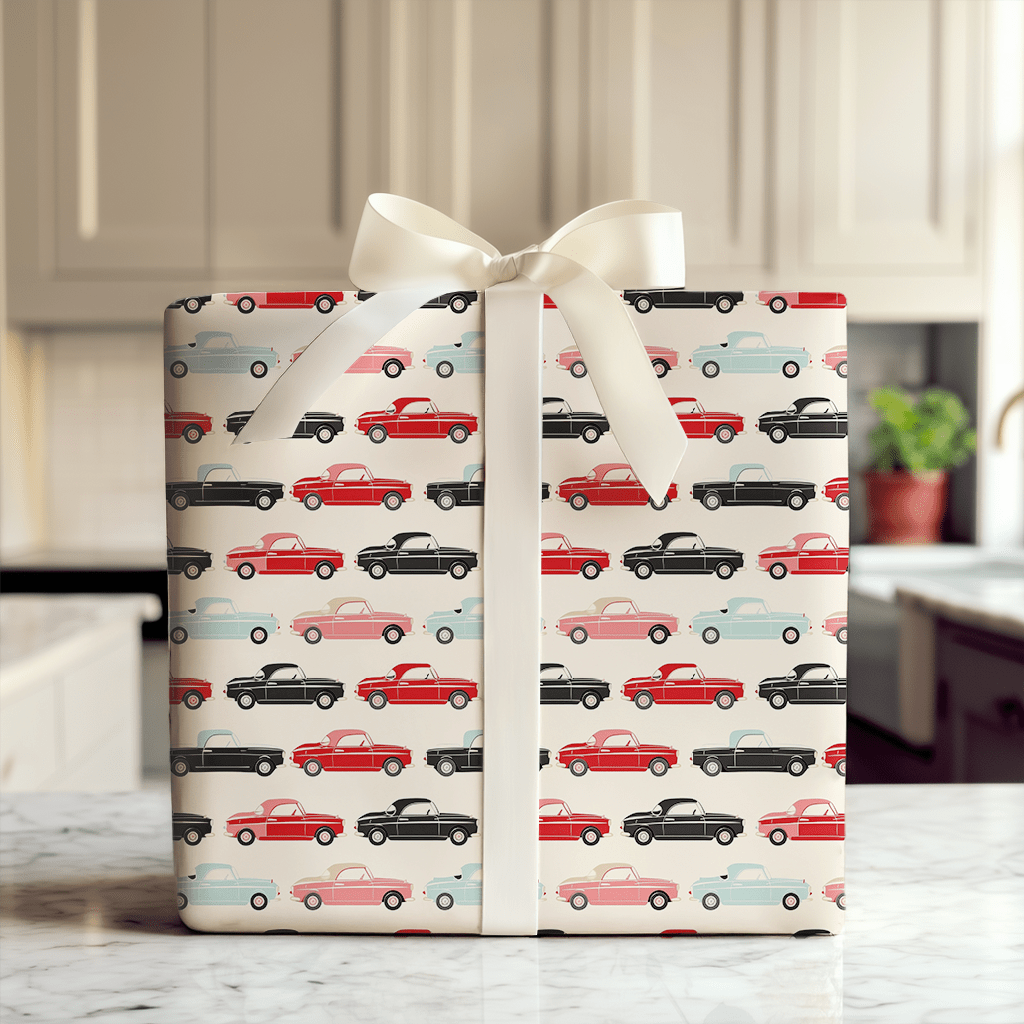 Rev Up the Fun - Wrapping Paper - Aspen & Arlo