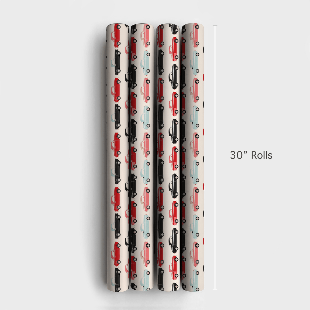 Rev Up the Fun - Wrapping Paper - Aspen & Arlo