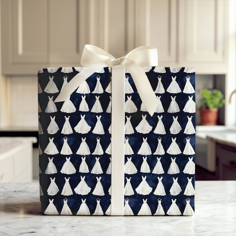 Little White Dress - Wrapping Paper - Aspen & Arlo