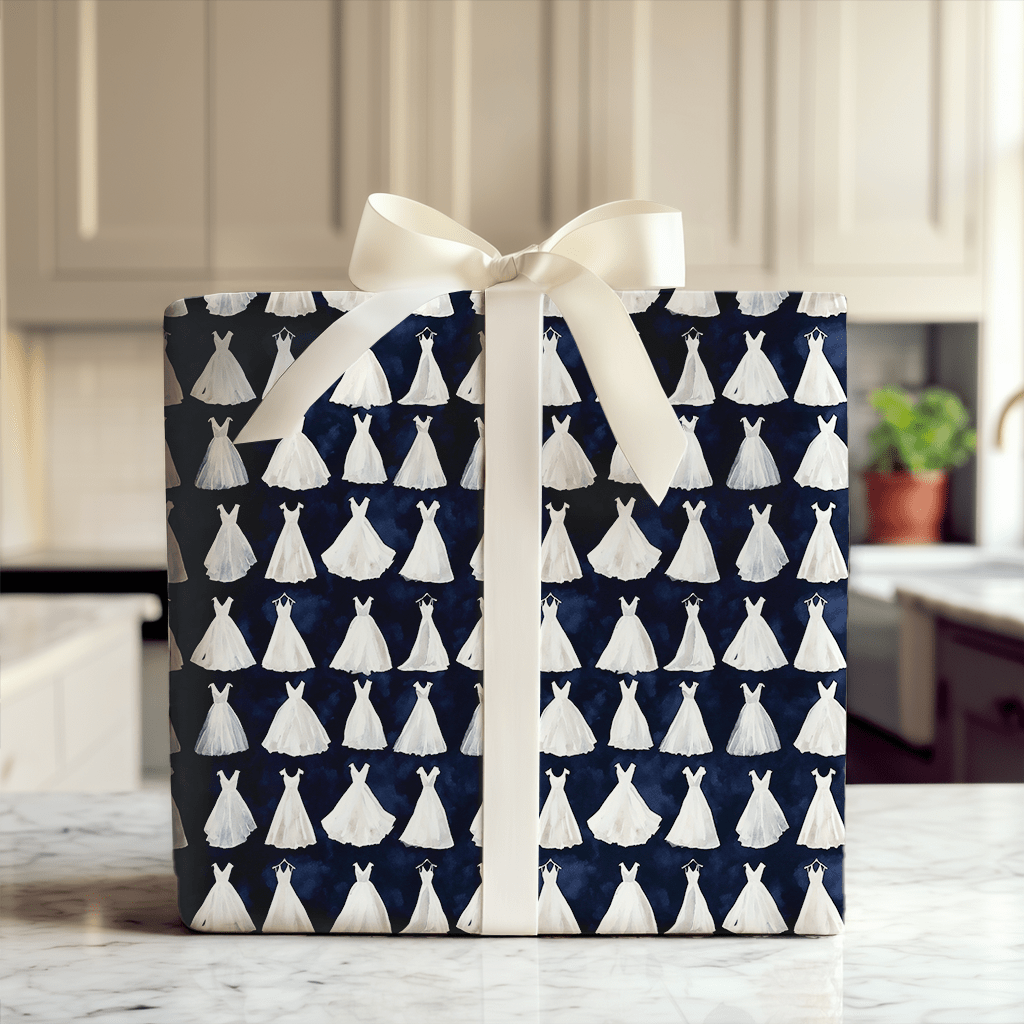 Little White Dress - Wrapping Paper - Aspen & Arlo