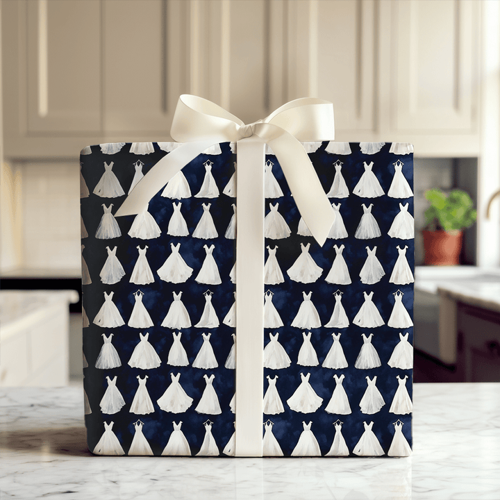 Little White Dress - Wrapping Paper - Aspen & Arlo