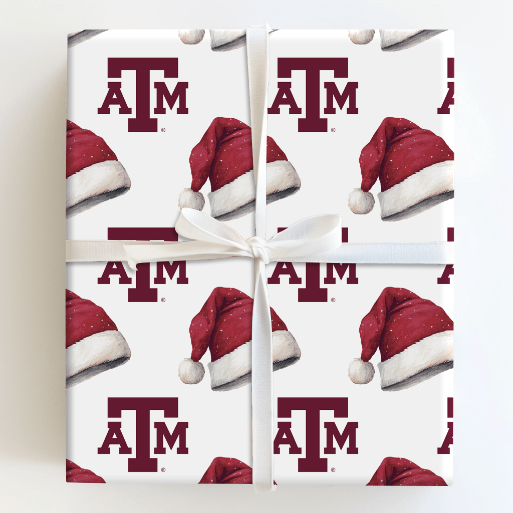 Gig ’Em Claus - Wrapping Paper - Aspen & Arlo