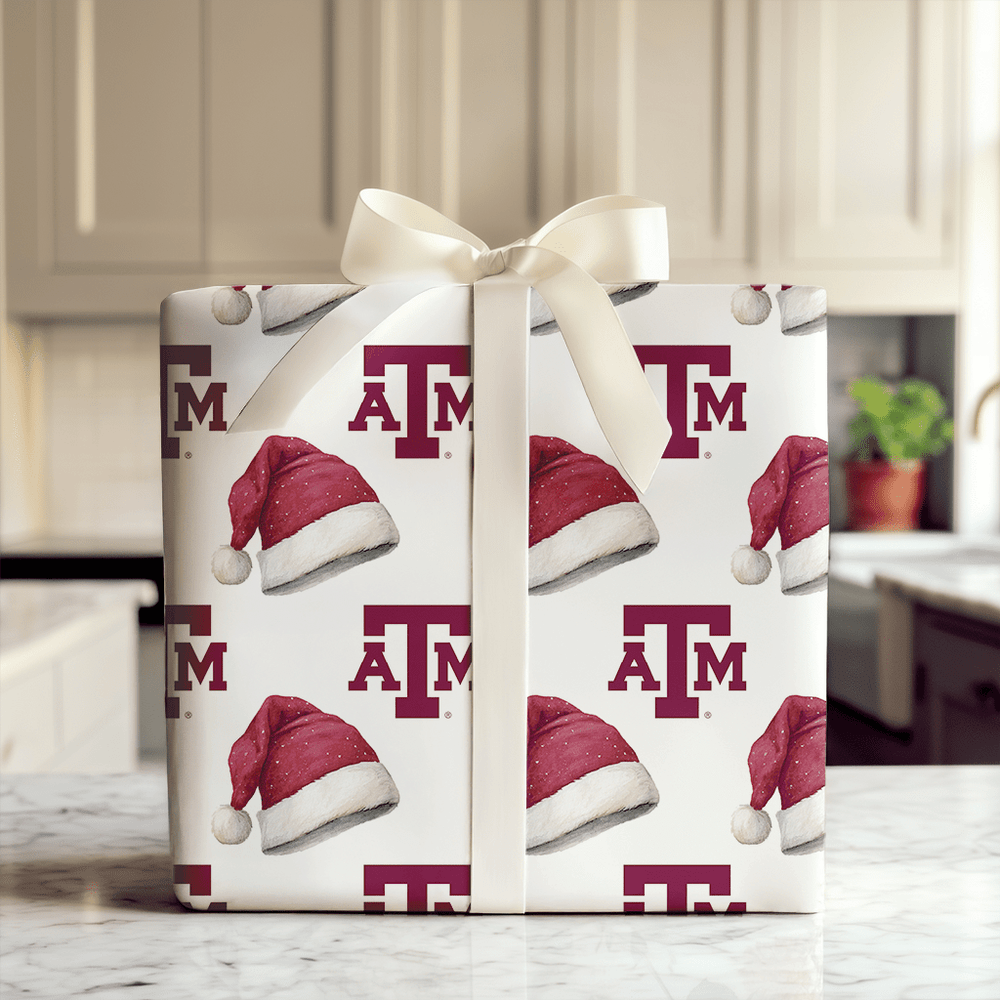 Gig ’Em Claus - Wrapping Paper - Aspen & Arlo