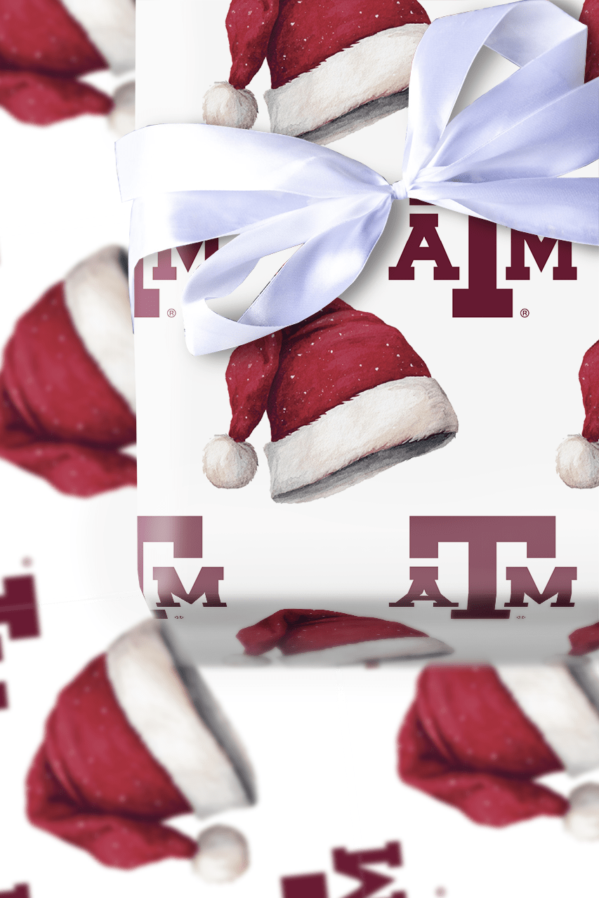 Gig ’Em Claus - Wrapping Paper - Aspen & Arlo
