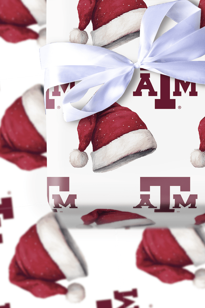 Gig ’Em Claus - Wrapping Paper - Aspen & Arlo