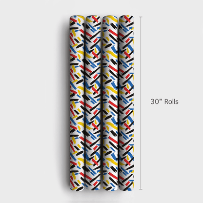 Slashes - Wrapping Paper - Aspen & Arlo