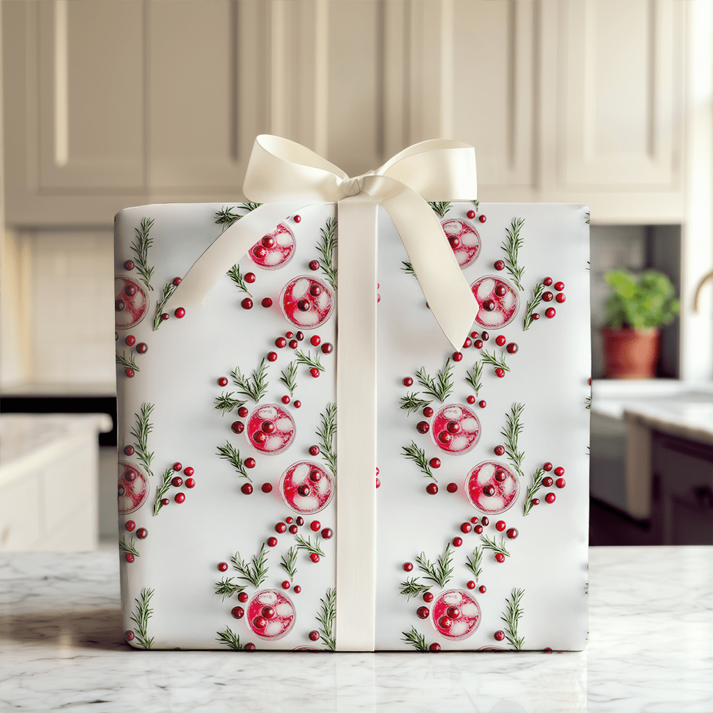 Sippin' with Santa - Wrapping Paper - Aspen & Arlo