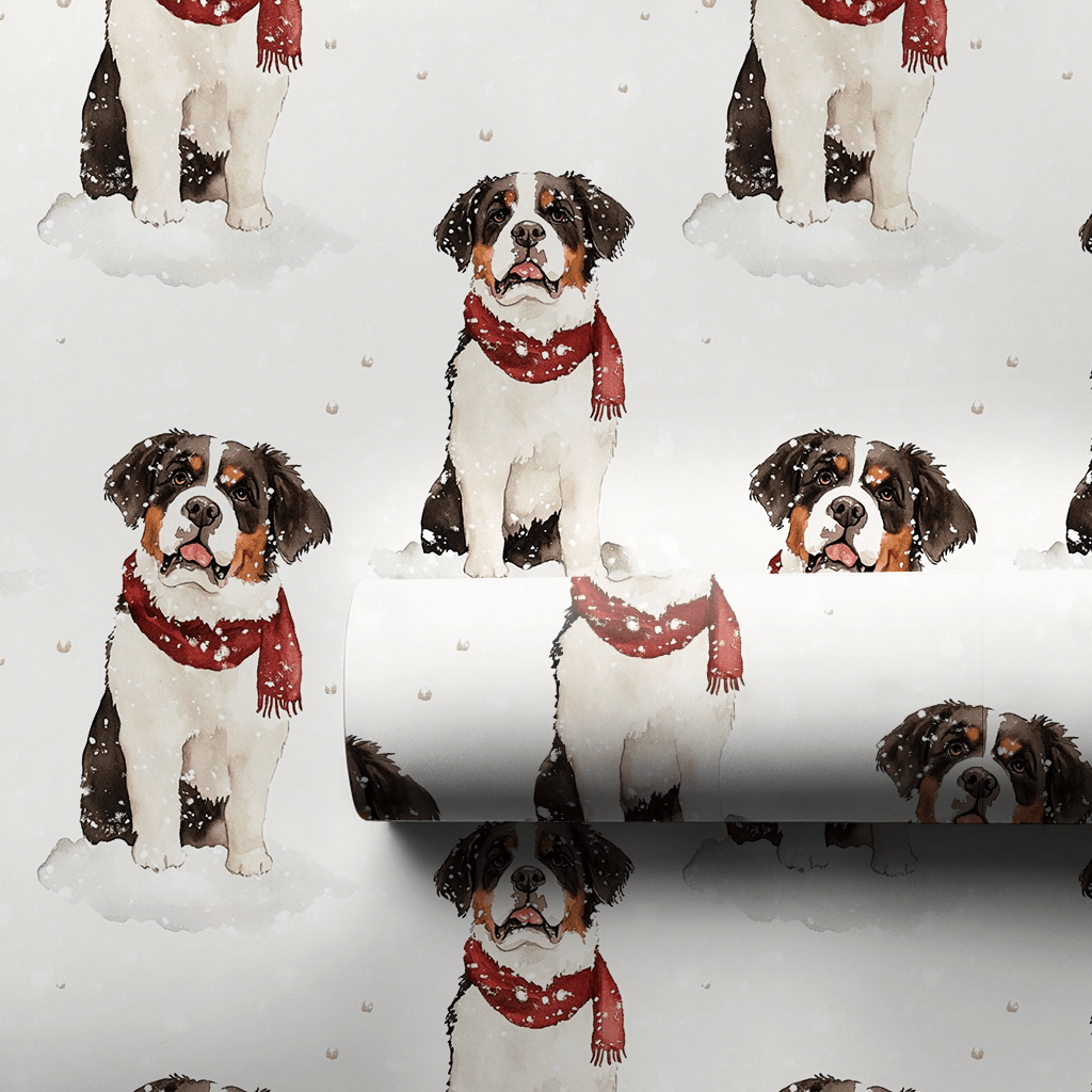 Santas Big Helper - Wrapping Paper - Aspen & Arlo