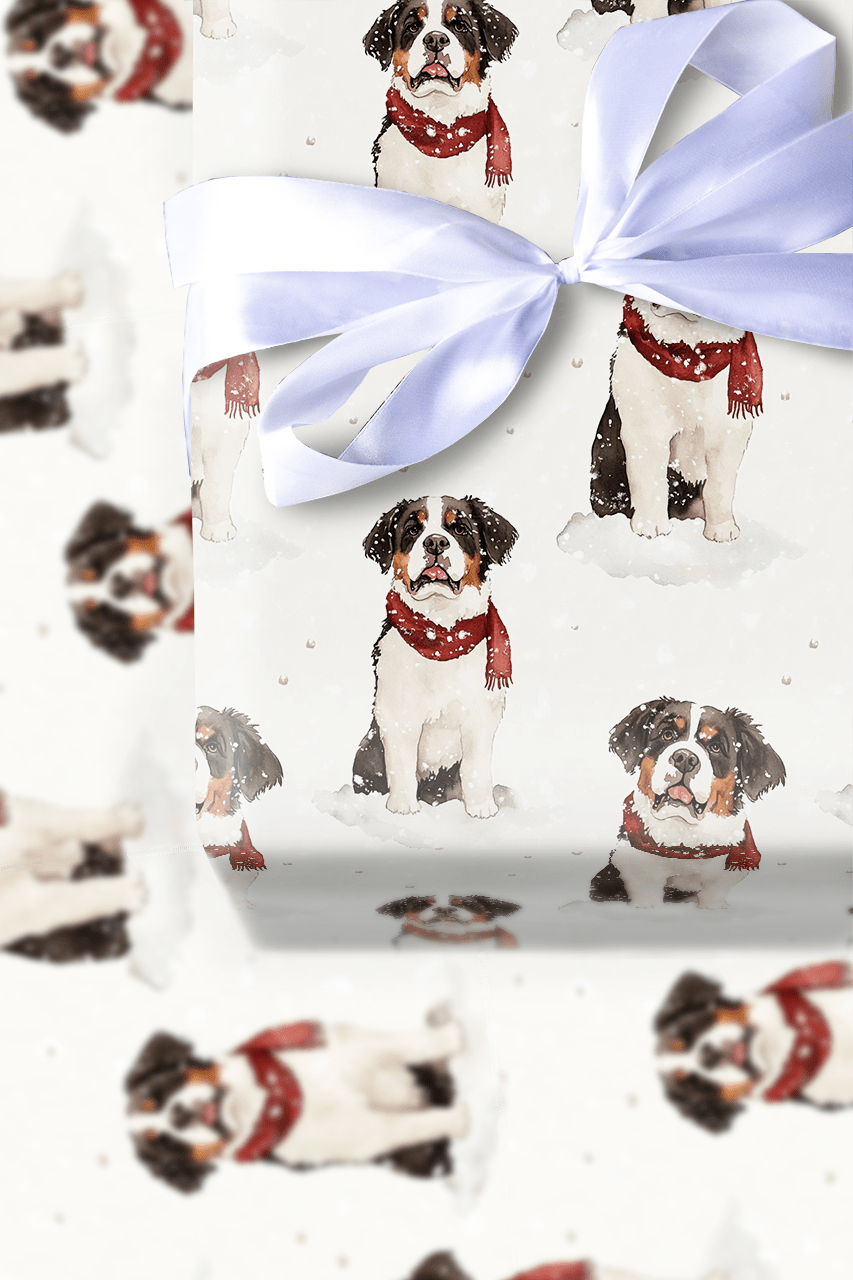 Santas Big Helper - Wrapping Paper - Aspen & Arlo