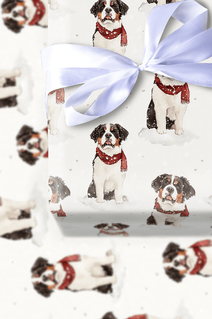 Santas Big Helper - Wrapping Paper - Aspen & Arlo