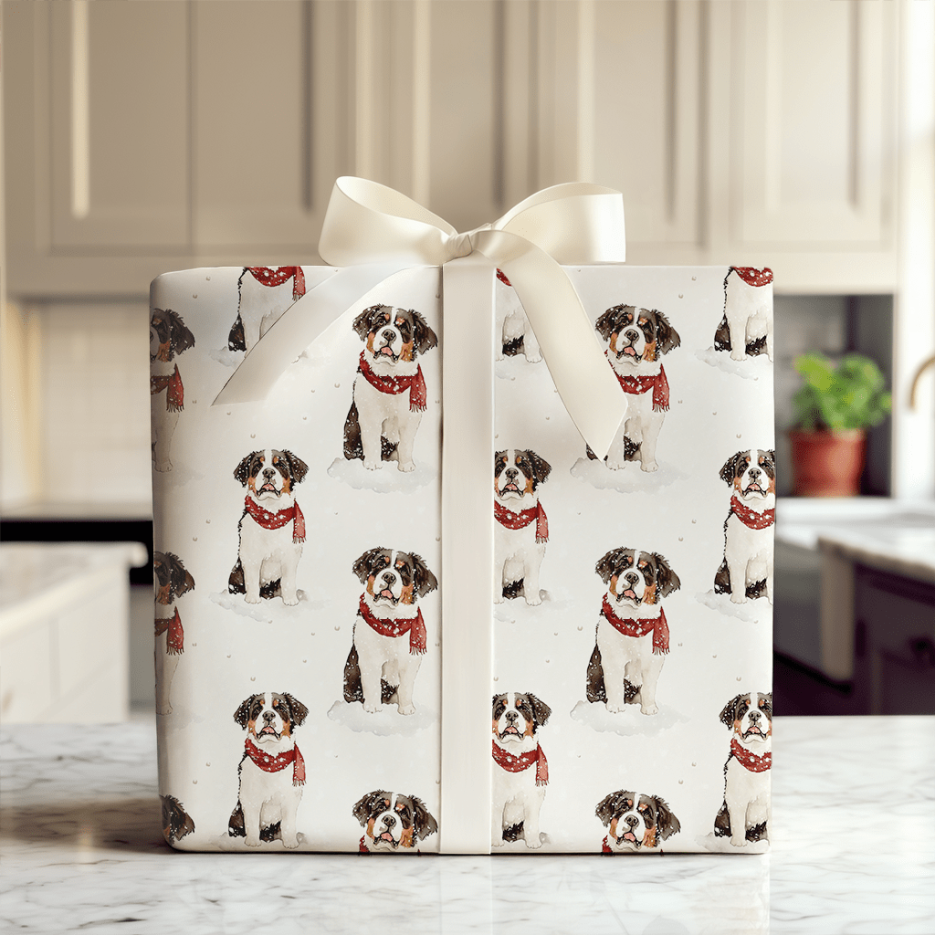 Santas Big Helper - Wrapping Paper - Aspen & Arlo