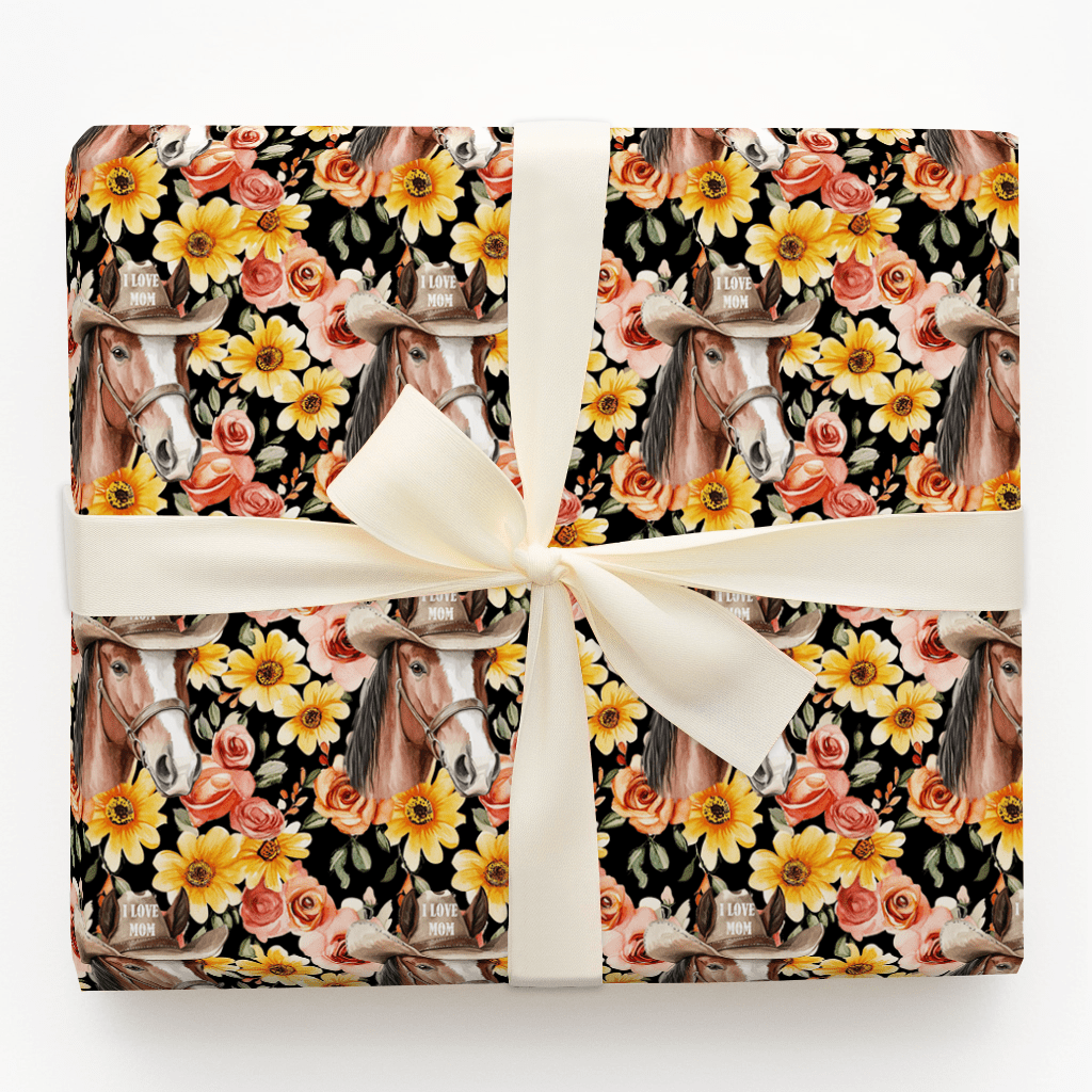 Mom's Favorite Horse - Wrapping Paper - Aspen & Arlo