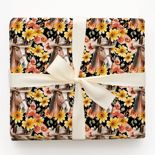 Mom's Favorite Horse - Wrapping Paper - Aspen & Arlo