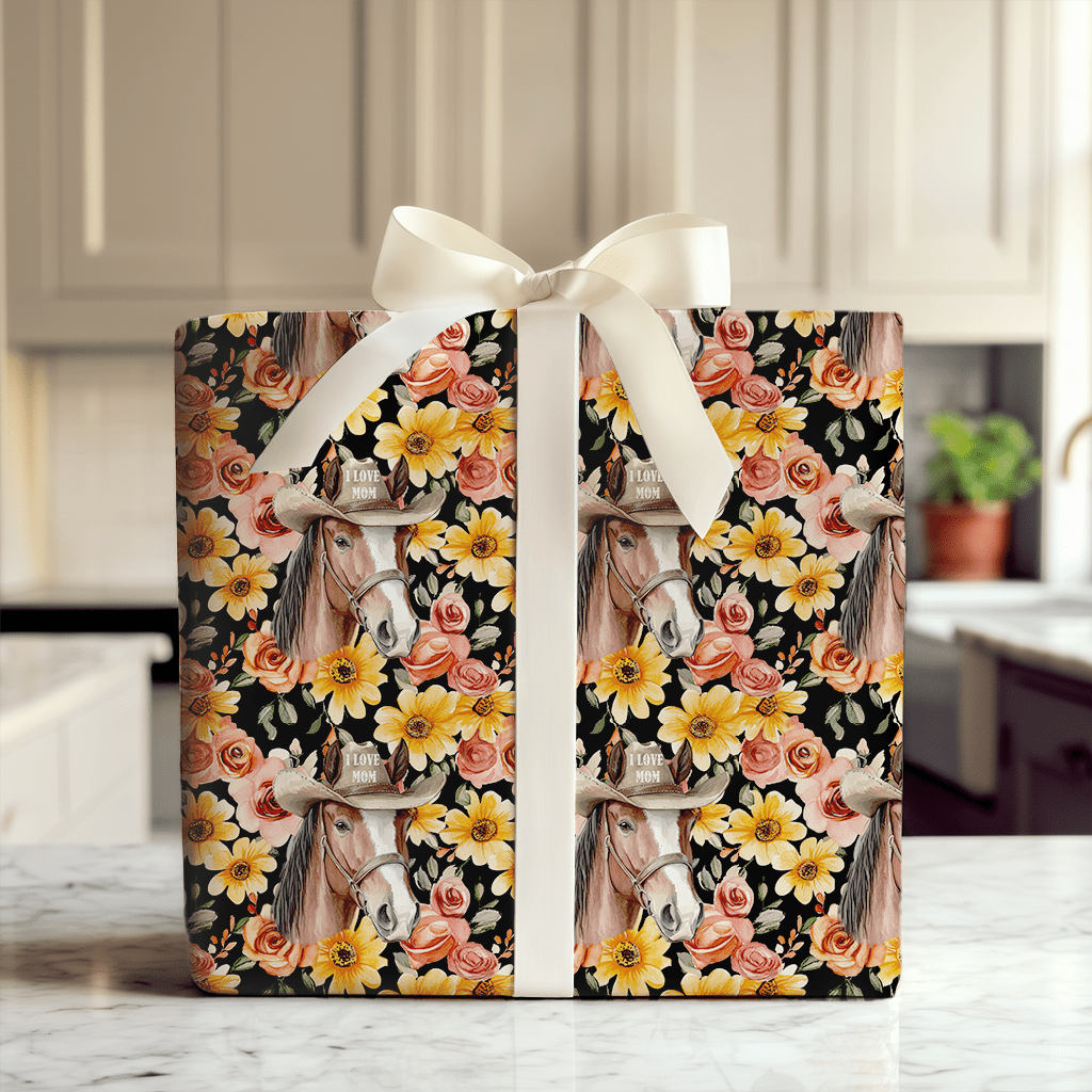 Mom's Favorite Horse - Wrapping Paper - Aspen & Arlo