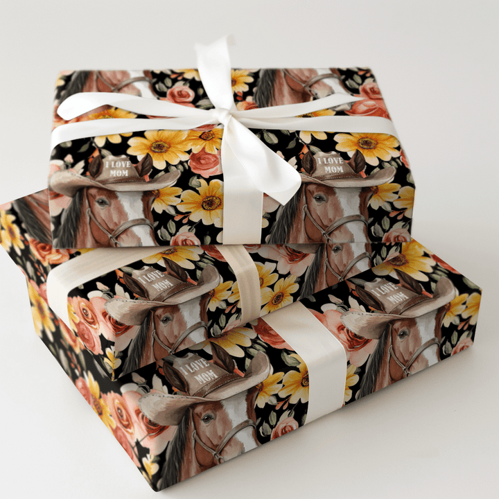 Mom's Favorite Horse - Wrapping Paper - Aspen & Arlo