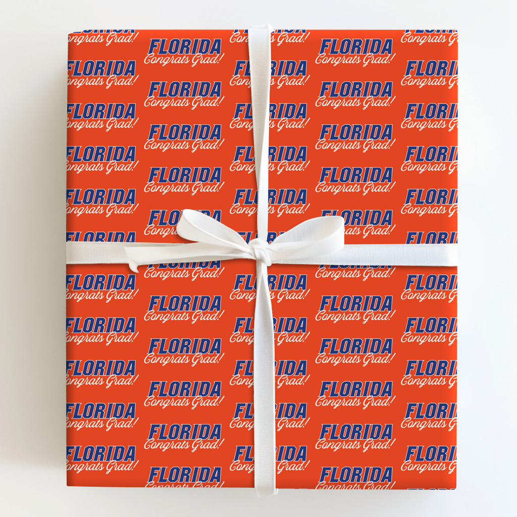 Congrats Florida Grad - Wrapping Paper - Aspen & Arlo