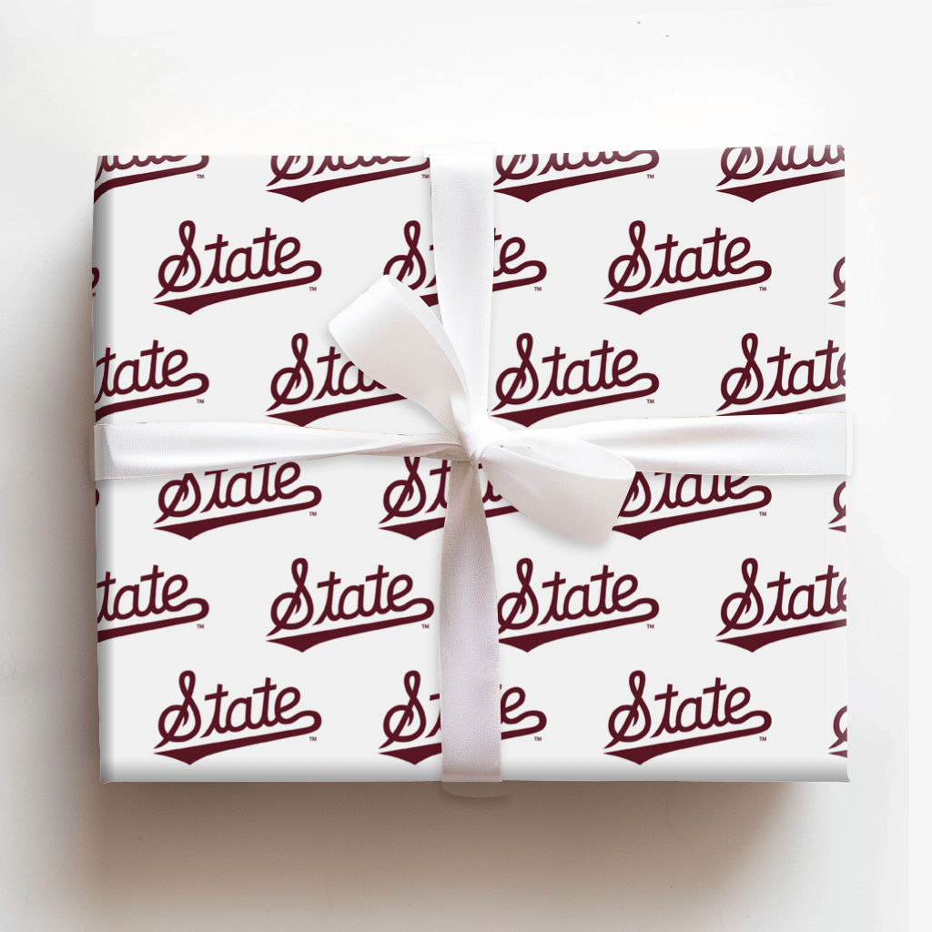 Maroon Marker - Wrapping Paper - Aspen & Arlo