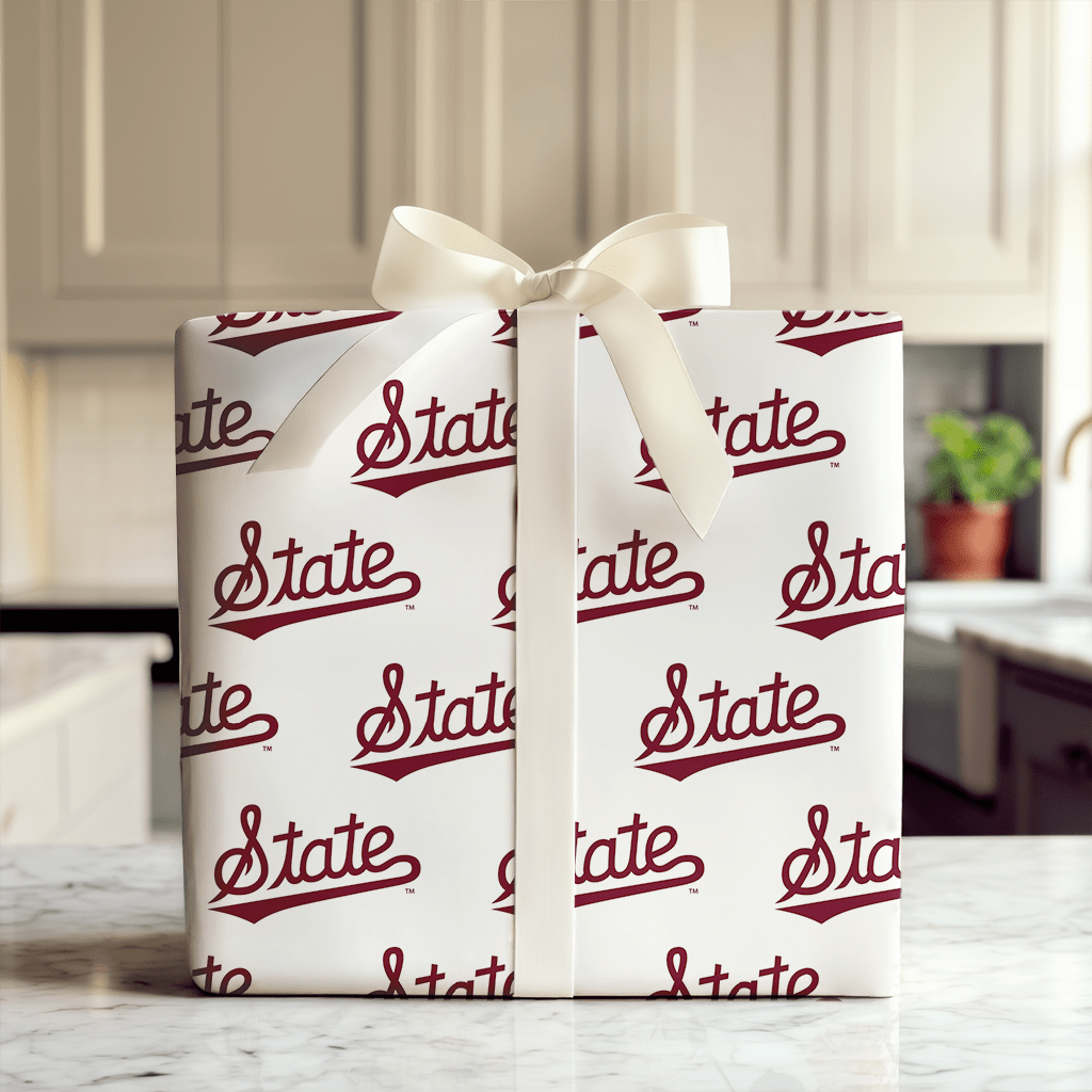 Maroon Marker - Wrapping Paper - Aspen & Arlo