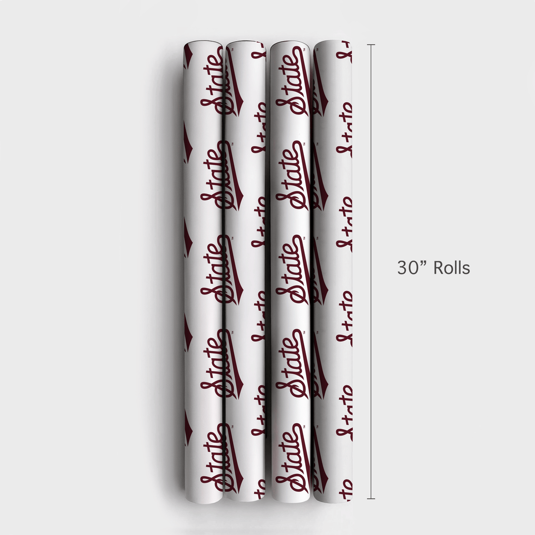 Maroon Marker - Wrapping Paper - Aspen & Arlo
