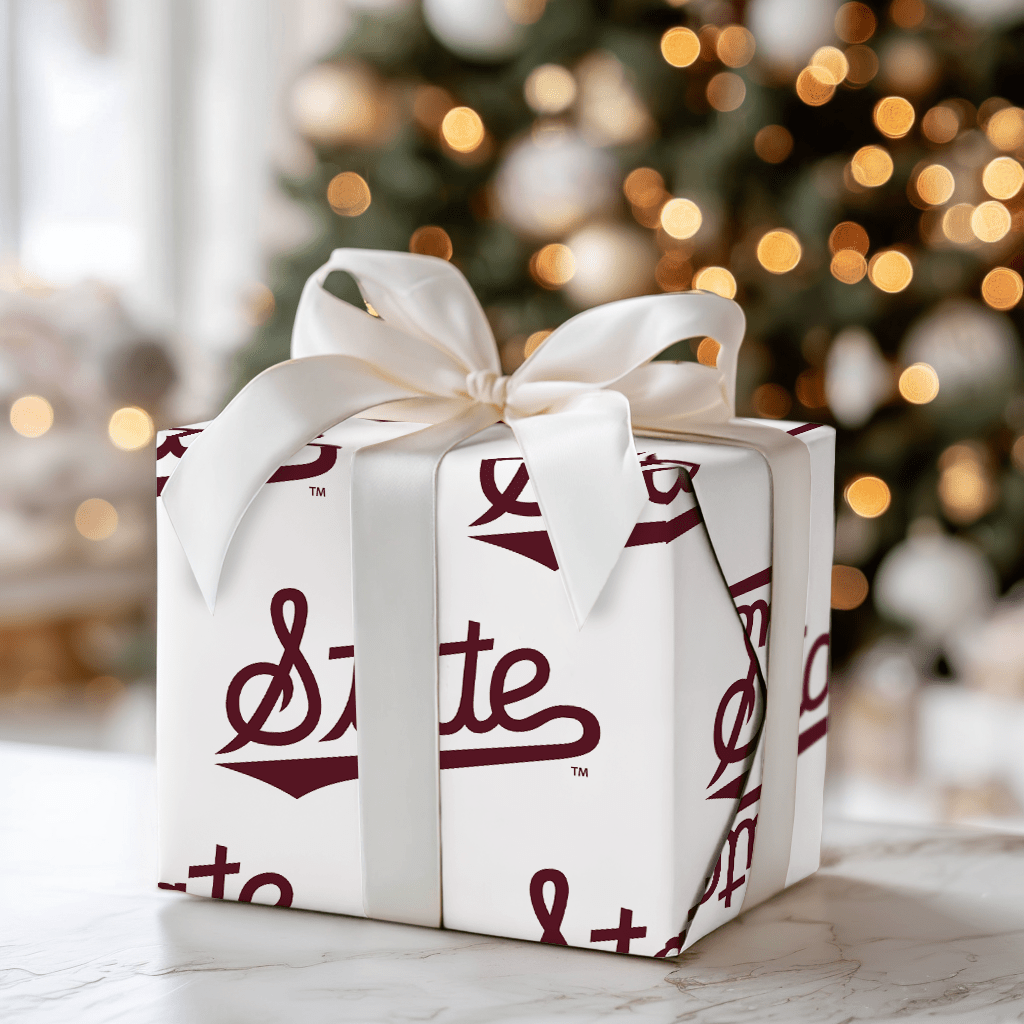 Maroon Marker - Wrapping Paper - Aspen & Arlo