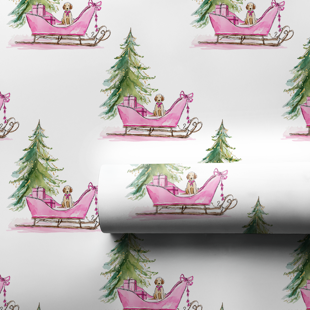 Puppy Sleigh Ride
